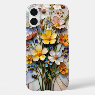 Coque iPhone Bouquet Floral Coloré Tons Chauds