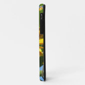 Coque iphone brillant de tournesol (Dos/Gauche)