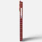 coque iphone Brown de mur de briques (Verso / Gauche)