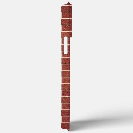 coque iphone Brown de mur de briques (Verso / Droite)