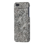 Coque iPhone caisse dure d'insertion de tissu d'iPhone (Dos Gauche)