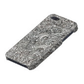 Coque iPhone caisse dure d'insertion de tissu d'iPhone (Bas)