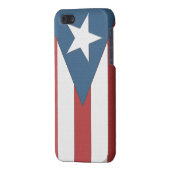 Coque iPhone Caisse portoricaine de drapeau (Dos Gauche)