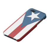 Coque iPhone Caisse portoricaine de drapeau (Bas)