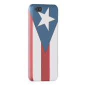 Coque iPhone Caisse portoricaine de drapeau (Dos Droit)