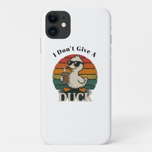 Coque iPhone Canard Mignon – Dessin de Canard (Dos)
