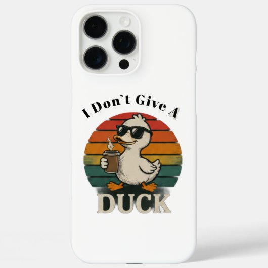 Coque iPhone Canard Mignon – Dessin de Canard (Verso)
