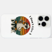 Coque iPhone Canard Mignon – Dessin de Canard (Verso (horizontal))