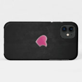 coque iphone cardiaque "pomme" (Dos (Horizontal))