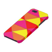 Coque iPhone Cas brillant de rose rouge lumineux de jaune (Bas)