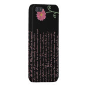 Coque iPhone Cas de citations de fierté et de préjudice (Dos Droit)