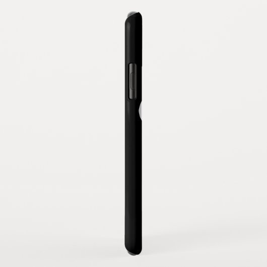 Coque iphone casque de nom DJ noir et blanc (Dos/Droite)