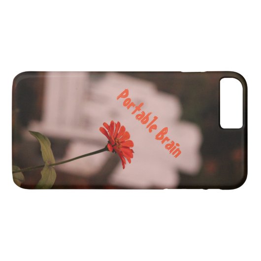 Coque iphone cérébral portable (Dos (Horizontal))