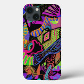 Coque iphone Chaos coloré (Verso)