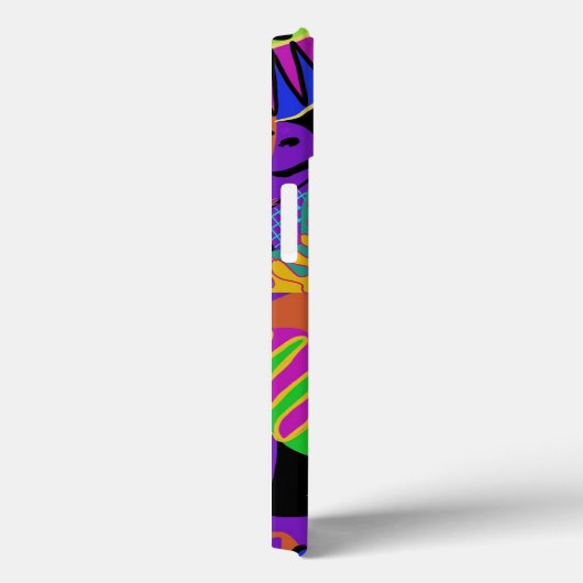 Coque iphone Chaos coloré (Verso / Droite)