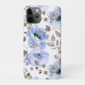 Coque iphone Chic Blue Watercolor (Dos)