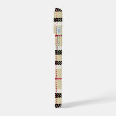 coque iphone "Classic Plaid Motif" (Côté gauche)