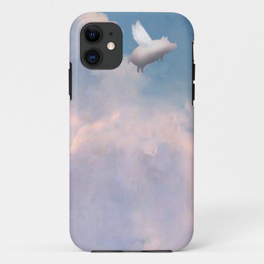 coque iphone cochon volant (Dos)