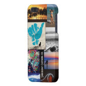 Coque iPhone Collage de surf (Dos Gauche)