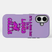 Coque iphone Collie (Verso (horizontal))