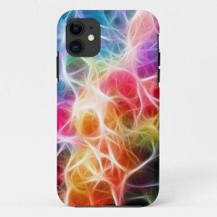 coque iphone Coloré clair rose vert Net