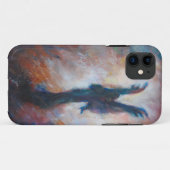 Coque iphone coloré d'ange de vent (Dos (Horizontal))