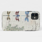 coque iphone - Conception de libellules (Dos (Horizontal))