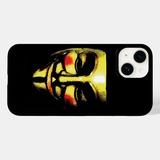 Coque iphone Coque anonyme (Verso (horizontal))