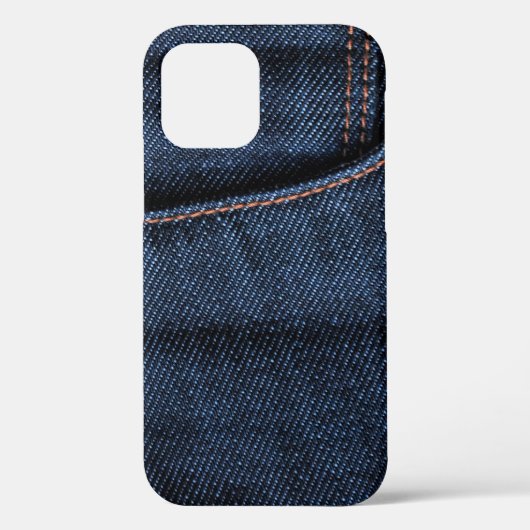 Coque iphone Coque de poche bleu Jeans (Verso)