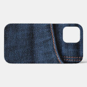 Coque iphone Coque de poche bleu Jeans (Verso (horizontal))