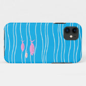 Coque iphone Coque de poisson rétro-Mate (Dos (Horizontal))