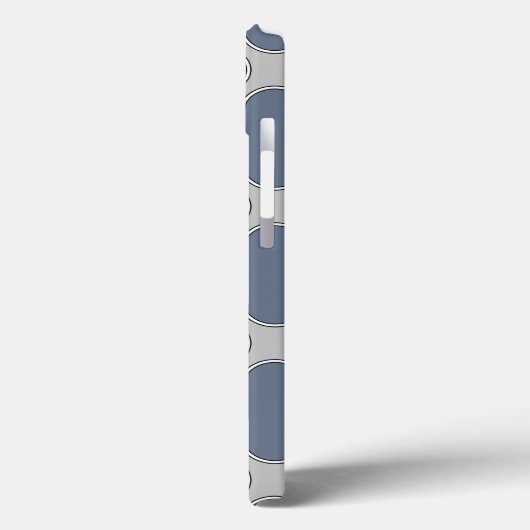 Coque iphone Coque-mat gris bleu (Verso / Gauche)