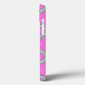 Coque iphone Coque-mat rose et gris Quatrefoil (Verso / Gauche)