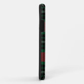 Coque iphone Coque-mat vert et rouge Tartan (Dos/Droite)