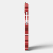 Coque iphone Coque-Mate à bandes rouges (Verso / Gauche)