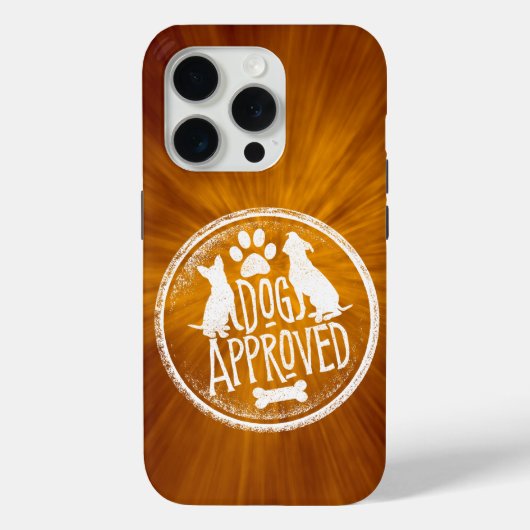 Coque iphone Coque-Mate approuvé par chien (Verso)