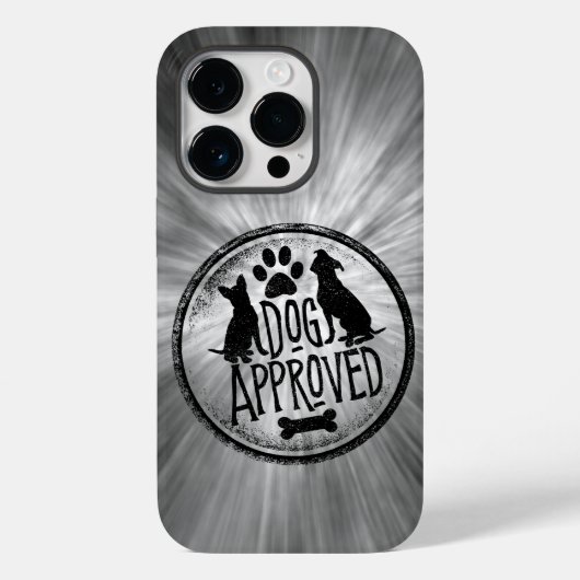 Coque iphone Coque-Mate approuvé par chien (Verso)