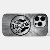 Coque iphone Coque-Mate approuvé par chien (Verso (horizontal))