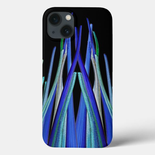 coque iphone Coque-Mate bleu shards (Verso)