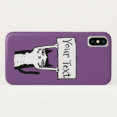 Coque iphone Coque-Mate de chat de dessin animé (Dos (Horizontal))