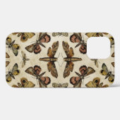 coque iphone Coque-Mate des papillons de nuit vint (Verso (horizontal))