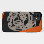 Coque iphone Coque-Mate d'origine orange (Dos (Horizontal))