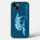 Coque iphone Coque-Mate du loup bleu (Verso)