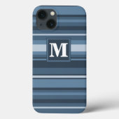 Coque iphone Coque-Mate gris monogramme (Verso)