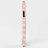 Coque iphone Coque-Mate Pastel Polka Pink (Dos/Droite)