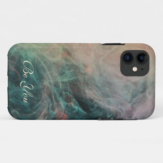 Coque iphone couleur liquide encre (Dos (Horizontal))