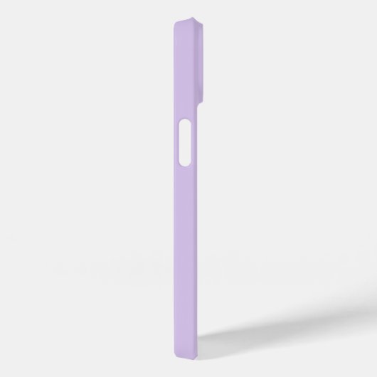Coque iphone couleur mou violet (Verso / Droite)