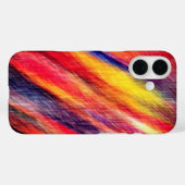 coque iphone couleur Sunset Art Abstrait (Verso (horizontal))