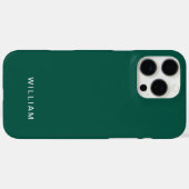 Coque iphone couleur verte personnalisé avec perso (Verso (horizontal))
