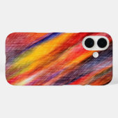 coque iphone Couleurs de coucher de soleil Abstrai (Verso (horizontal))